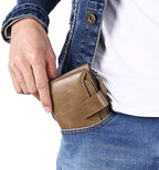 Unisex Compact Wallet | Genuine Leather | Multi-Pocket & RFID Blocking