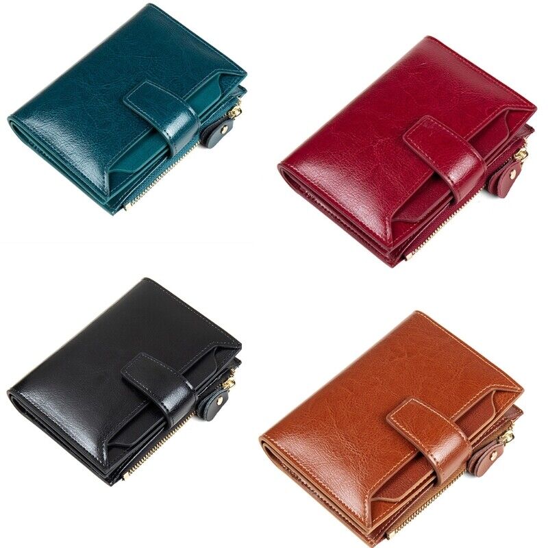 Unisex Compact Wallet | Genuine Leather | Multi-Pocket & RFID Blocking