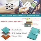 Unisex Compact Wallet | Genuine Leather | Multi-Pocket & RFID Blocking