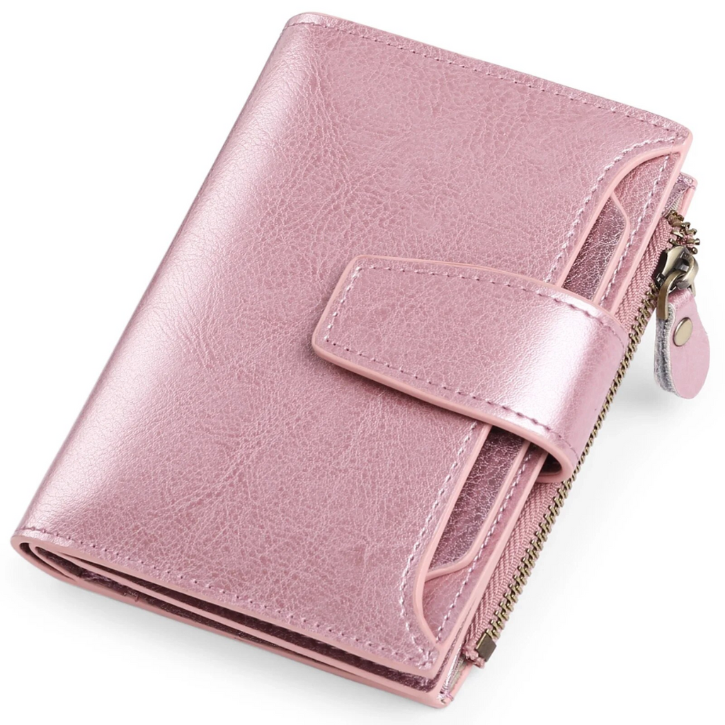 Unisex Compact Wallet | Genuine Leather | Multi-Pocket & RFID Blocking
