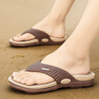 Unisex Flip Flops | Acupressure Footbed | Arch Support & Non-Slip Sole | Comfortable Fit