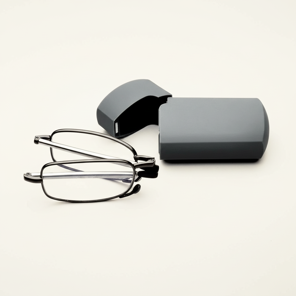 Unisex Folding Reading Glasses | Compact Foldable Design | HD Lenses | Protective Case
