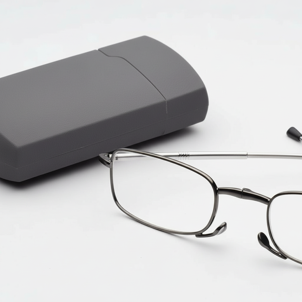 Unisex Folding Reading Glasses | Compact Foldable Design | HD Lenses | Protective Case