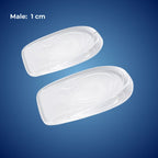 Unisex Heel Lift Inserts | Adjustable Silicone Gel Lift | Shock Absorption & Plantar Pain Relief