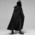 Unisex Hooded Cloak | Gothic Velvet Style Cape | Cotton Blend | Versatile Wear