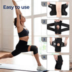 Unisex Knee Support Brace | Support Compression Springs | Adjustable Tension Strap | Pain Relief
