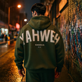 Unisex Oversized Hoodie | Bold Yahweh Scripture Print | Heavyweight Cotton-Blend Fleece