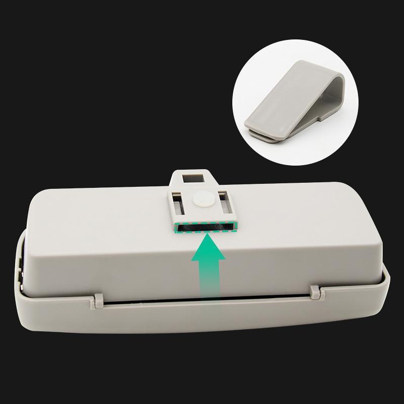 Universal Car Sunglasses Case | Visor-Mount Design | Velvet-Lined & Card Slots | One-Hand Access
