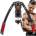 Upper Body Arm Trainer | Adjustable Hydraulic Resistance 10-200 kg | Compact Portable Home Gym