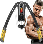 Upper Body Arm Trainer | Adjustable Hydraulic Resistance 10-200 kg | Compact Portable Home Gym