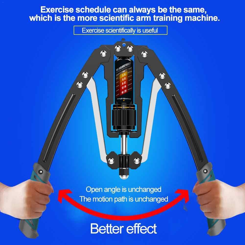 Upper Body Arm Trainer | Adjustable Hydraulic Resistance 10-200 kg | Compact Portable Home Gym