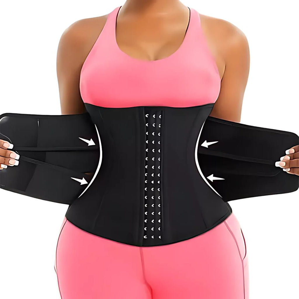 Waist Trainer Belt | Triple-Compression Neoprene | Adjustable Fastening | Postpartum & Workout