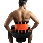 Waist Trainer for Men | Thermal Sweat Belt | Adjustable Compression & Back Support