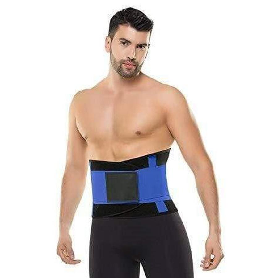Waist Trainer for Men | Thermal Sweat Belt | Adjustable Compression & Back Support