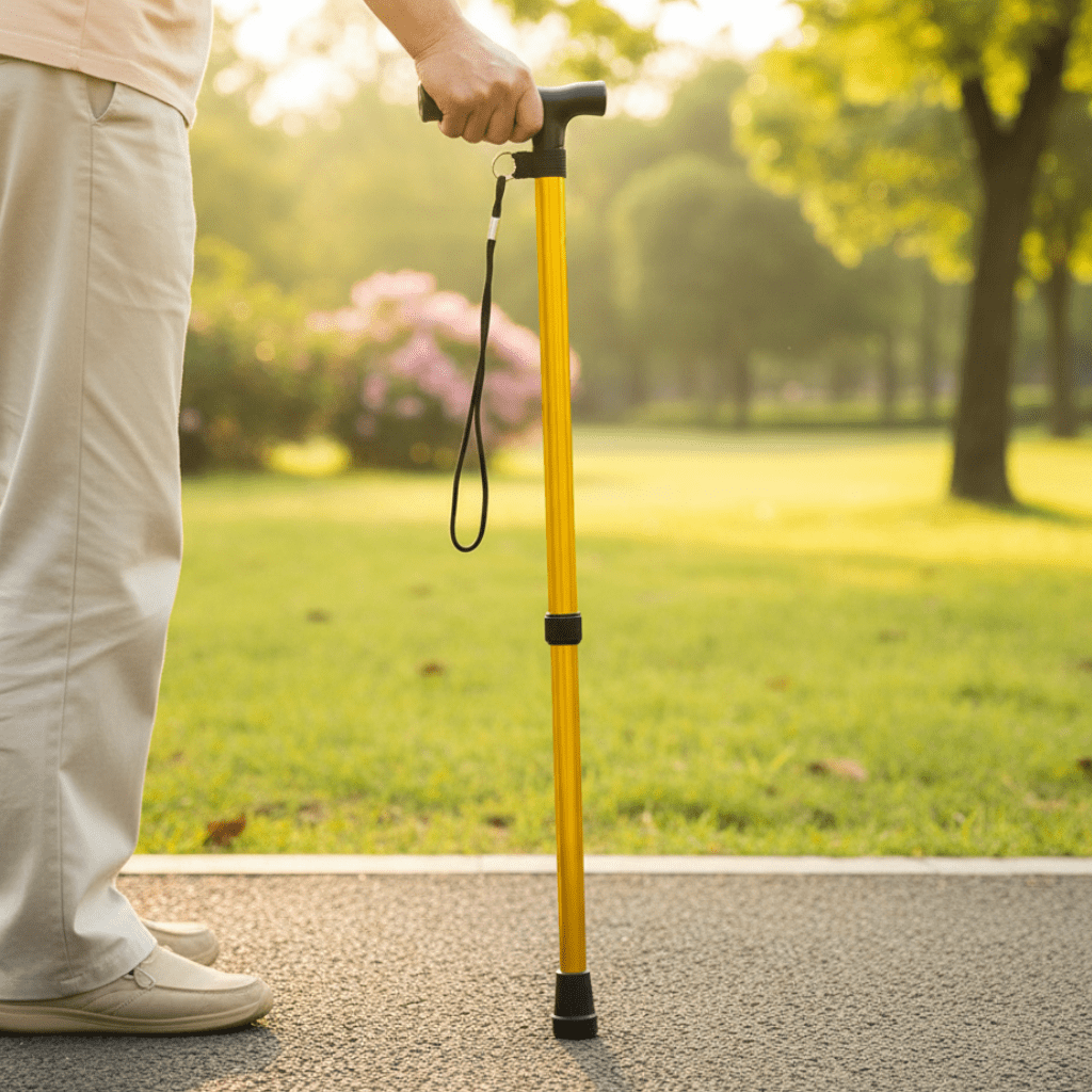 Walking Cane for Seniors | Lightweight Aluminum | Height Adjustable Ergonomic Non-Slip Handle