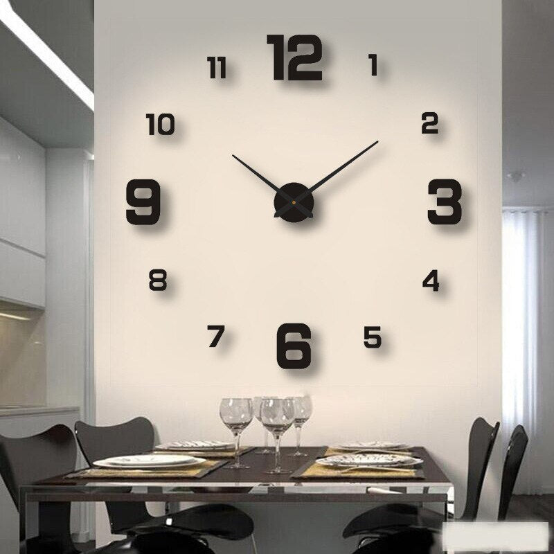 Wall Clock | Artistic Statement Design | 15.7 in Diameter | Quartz Movement