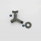 Wall-Mounted Cold Water Faucet | Solid Brass | Ergonomic Single Lever