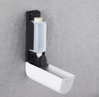 Wall-Mounted Shower Dispenser Set | Triple Pump | Transparent Body, 350ml Each | Space-Saving