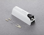 Wall-Mounted Shower Dispenser Set | Triple Pump | Transparent Body, 350ml Each | Space-Saving