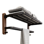 Wall-Mounted Towel Rack | Minimalist Matte Design | 50cm Stainless Steel | No-Drill Installation