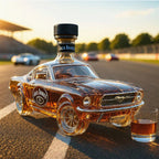 Whiskey Bottle | Car-Shaped Design | High-Quality Glass & 700 ml | Decorative Bar Accent
