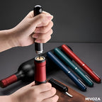 Wine Bottle Opener | Air-Pressure Cork Extractor | Stainless Steel & Acrylic | Gentle on Corks