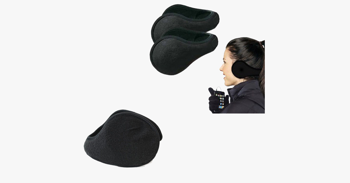 Winter Ear Warmers | Fleece-Lined Plush Ear Pads | Multiple Colors | Cold-Weather Comfort