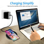 Wireless Charging Pad | 30W Fast Charge | USB-C Cable Included