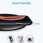 Wireless Charging Pad | 30W Fast Charge | USB-C Cable Included