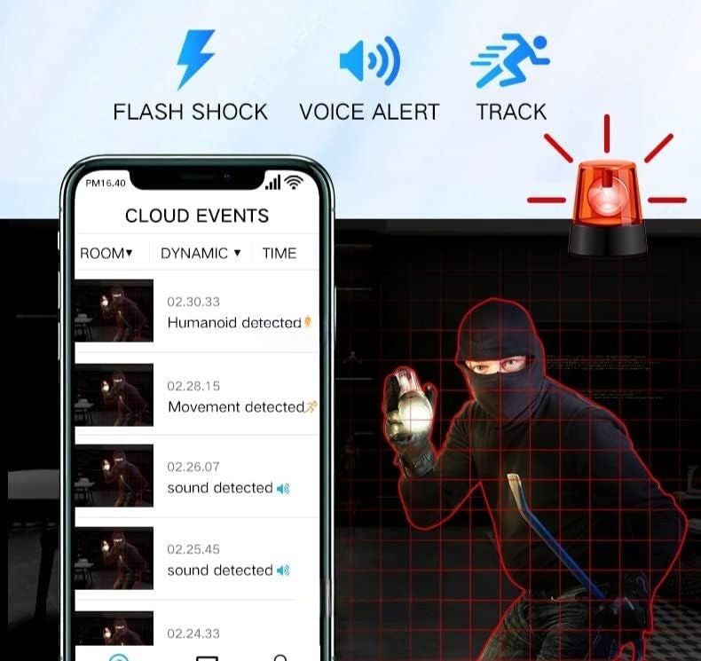 Wireless WiFi Security Camera | Full HD Video | Weatherproof, App-Controlled & Long Battery Life