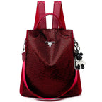 Women's Anti-Theft Backpack | Hidden Back Access & Multi-Pocket Design | Water-Resistant Oxford | Travel-Ready