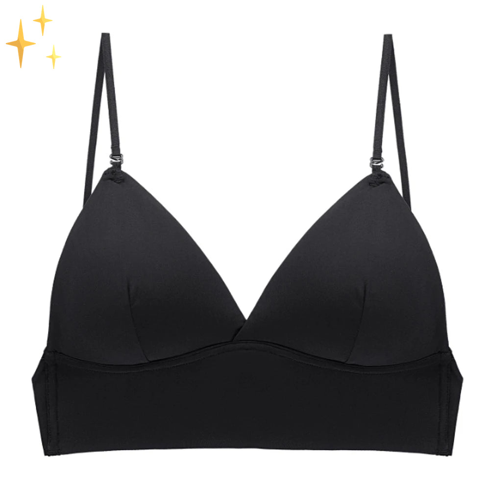 Women's Backless Bra | Flexible Invisible Design | Breathable Fabric & Adjustable Carrier