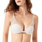 Women's Backless Bra | Seamless Wire-Free Design | Delicate Lace & Mesh