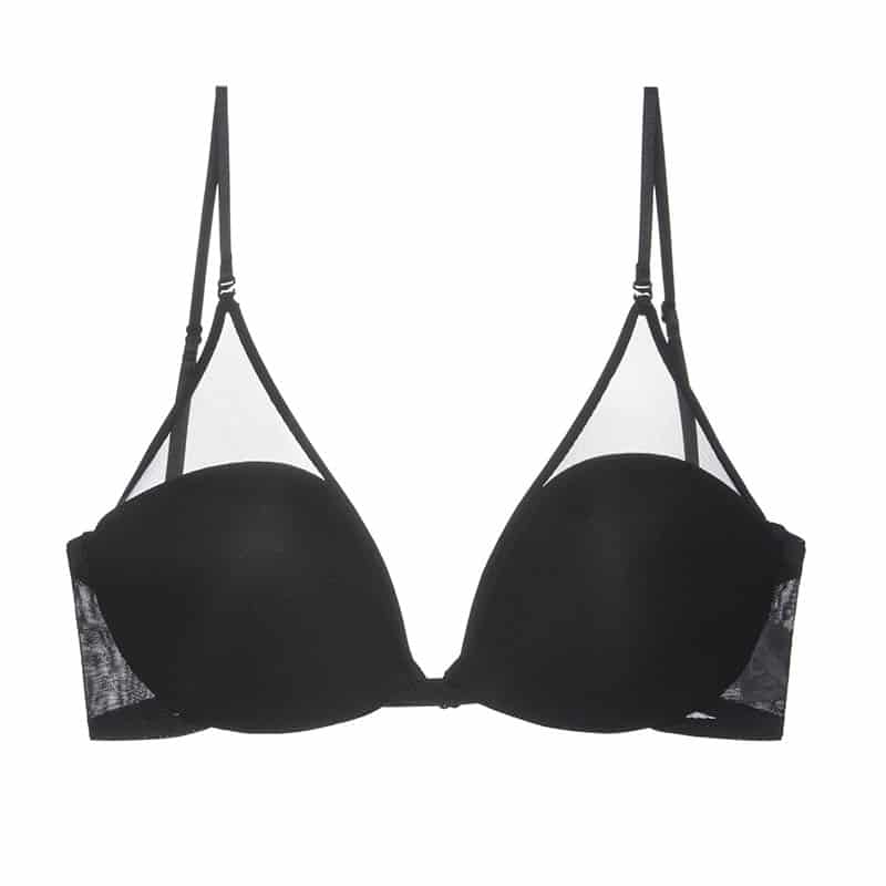 Women's Backless Bra | Seamless Wire-Free Design | Delicate Lace & Mesh