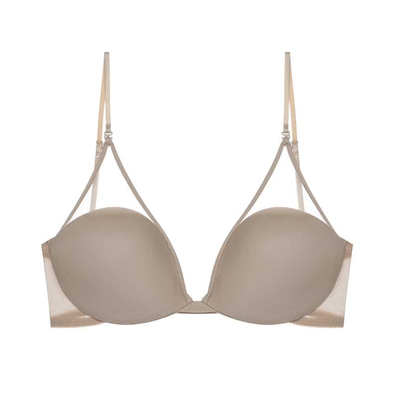 Women's Backless Bra | Seamless Wire-Free Design | Delicate Lace & Mesh