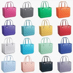 Women's Beach Tote Bag | Waterproof & Washable with Vent Holes | Upright Structured Base