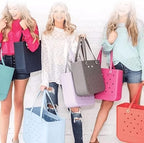 Women's Beach Tote Bag | Waterproof & Washable with Vent Holes | Upright Structured Base