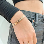 Women's Bracelet | Screw-Detail Polished Finish | Gold, Rose Gold & Silver Colors | Timeless Style