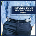 Women's Buckle-Free Belt | Slim Elastic Design | Adjustable Fit | Everyday Comfort