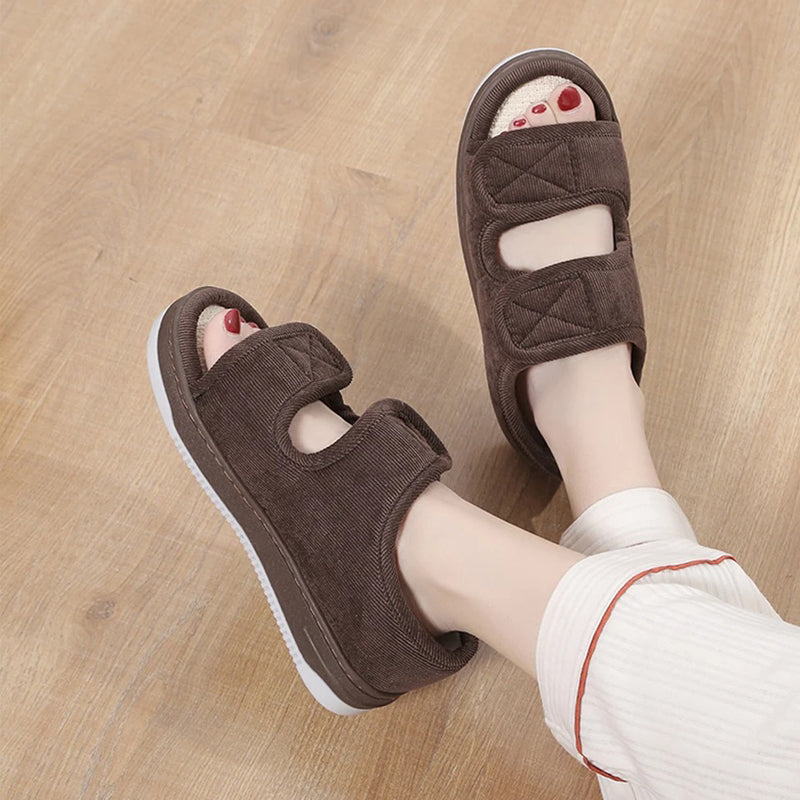 Women’s Diabetic Sandals | Wide Fit & Adjustable Straps | Soft Cushioned Insole & Breathable Design