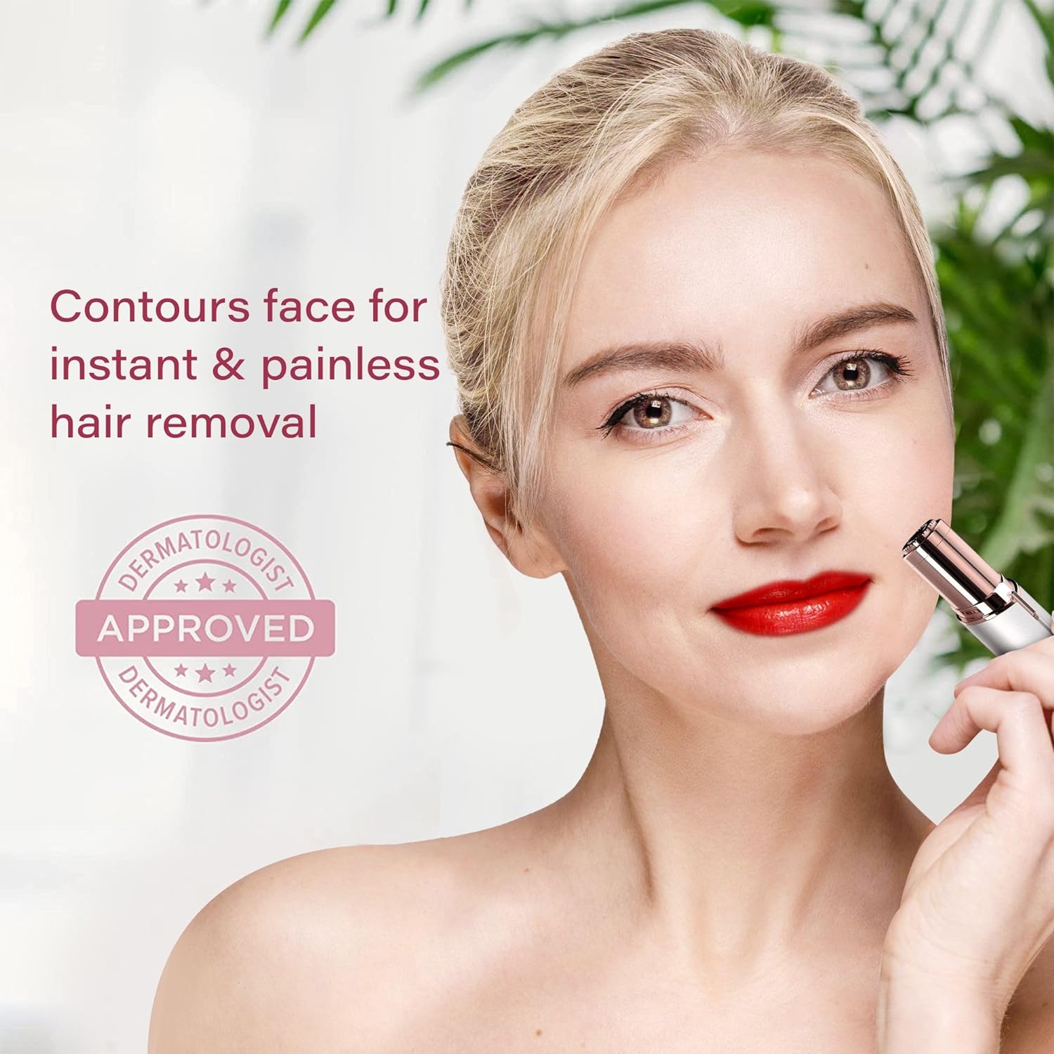 Women's Facial Hair Remover | Precision Electric Shaver | Portable Travel Size