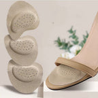 Women’s Forefoot Cushions | Anti-Slip Contoured Pads | Leather Foam Massage Bumps Pain Relief