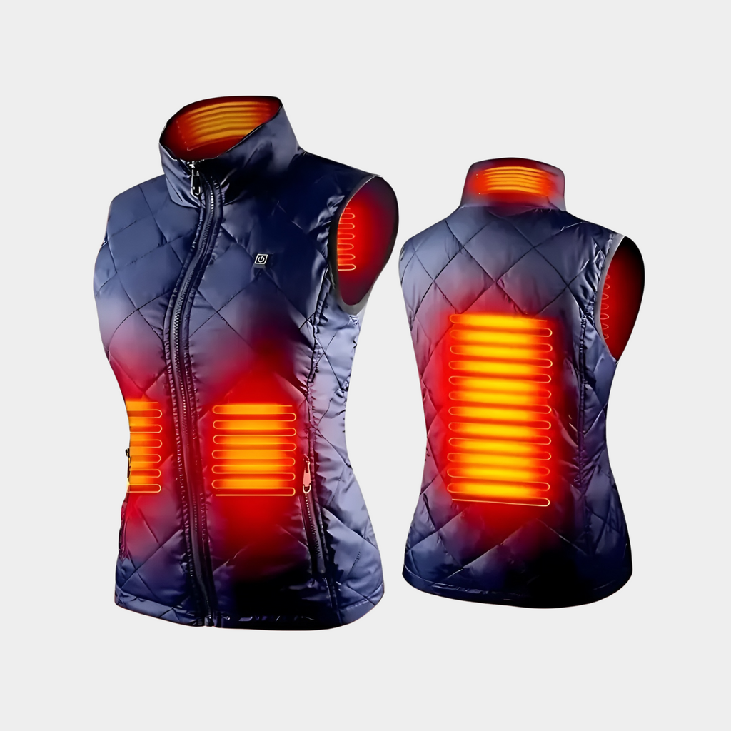 Women's Heated Vest | Dual Control & 9 Heating Zones | Lightweight Fabric | All-Season Warmth