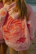 Women's Hoodie | Surf-Inspired Graphic Back Print | Cotton | Comfortable Fit