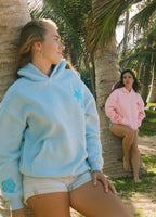 Women's Hoodie | Surf-Inspired Graphic Back Print | Cotton | Comfortable Fit