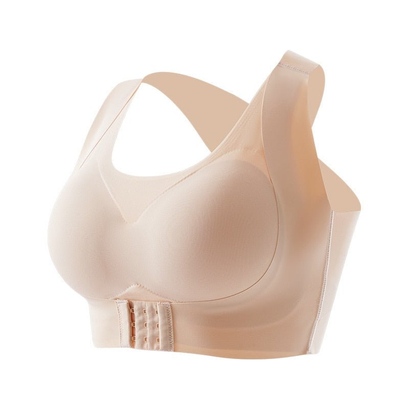 Women's Posture Correcting Bra | Front-Closure Bralette | Padded Straps & Bust Lift