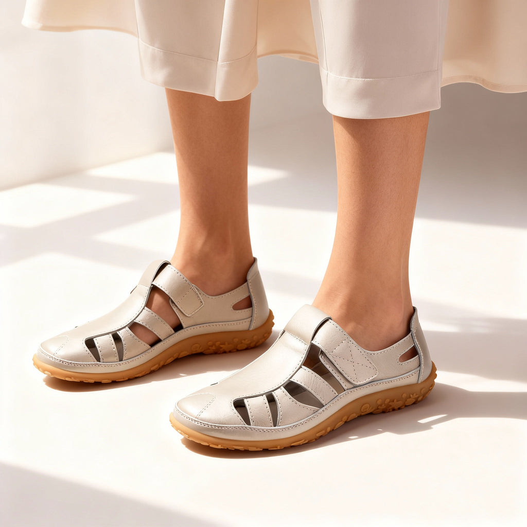 Women's Slip-On Sandals | Orthopedic | Leather Lining & Non-Slip Sole | Comfortable Fit