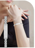 Women's Smart Bracelet | Chain-Style Design | Heart Rate, Sleep & SpO2 Monitoring