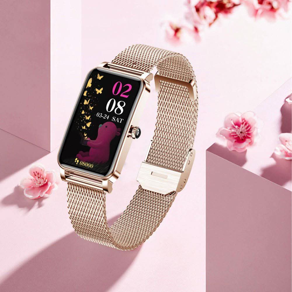 Women’s Smartwatch | Fitness Tracking & Notifications | 1.45-inch Touchscreen | Stainless Steel