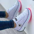 Women's Sneakers | Padded Footbed & Arch Support | Canvas Upper, Platform Sole